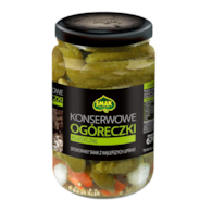SMAK OGÓRECZKI KONSERWOWE MINI 670g/350g/6