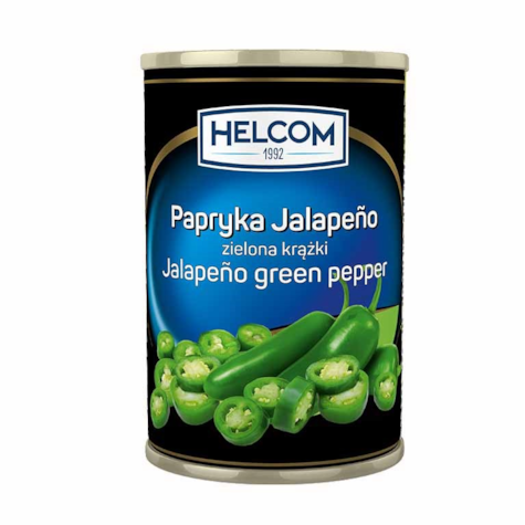 GREEK PAPRYKA JALAPENO ZIELONA KRĄŻKI 3,1k/1,5kg/6