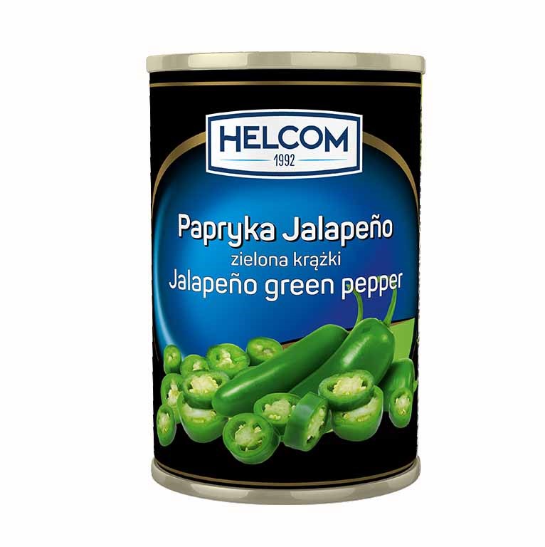 GREEK PAPRYKA JALAPENO ZIELONA KRĄŻKI 3,1k/1,5kg/6