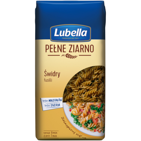 LUBELLA MAKARON 400g/12 ŚWIDRY PEŁNE ZIARNO