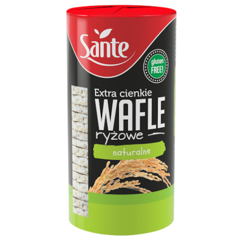 SANTE WAFLE RYŻOWE EX.CIENKIE 110g NATURALNE/12