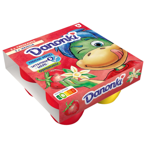 DANONE DANONKI MEGA TRUSK-WANILIA 4x90g/6