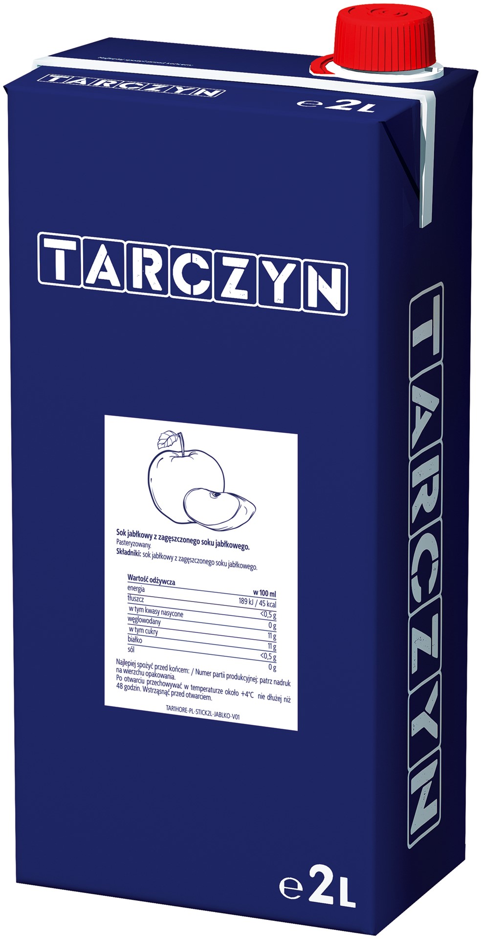 TARCZYN karton SOK 2L JABŁKO (6)