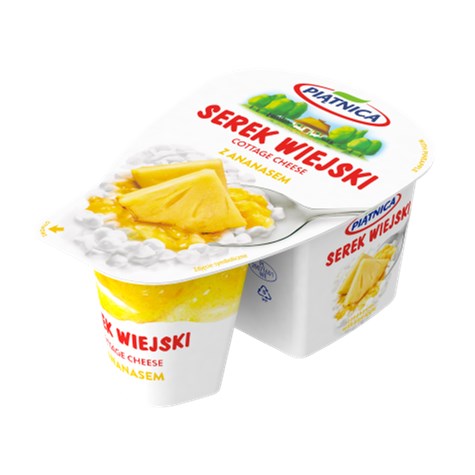 PIĄTNICA SEREK WIEJSKI OW ANANAS 150g/9