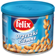 FELIX ORZESZKI ZIEMNE SOLONE 140g/12 puszka