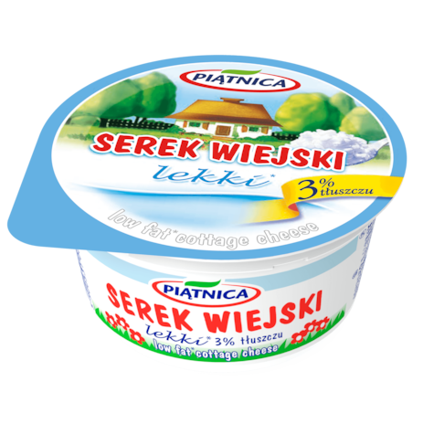 PIĄTNICA SEREK WIEJSKI LIGHT 150g/12