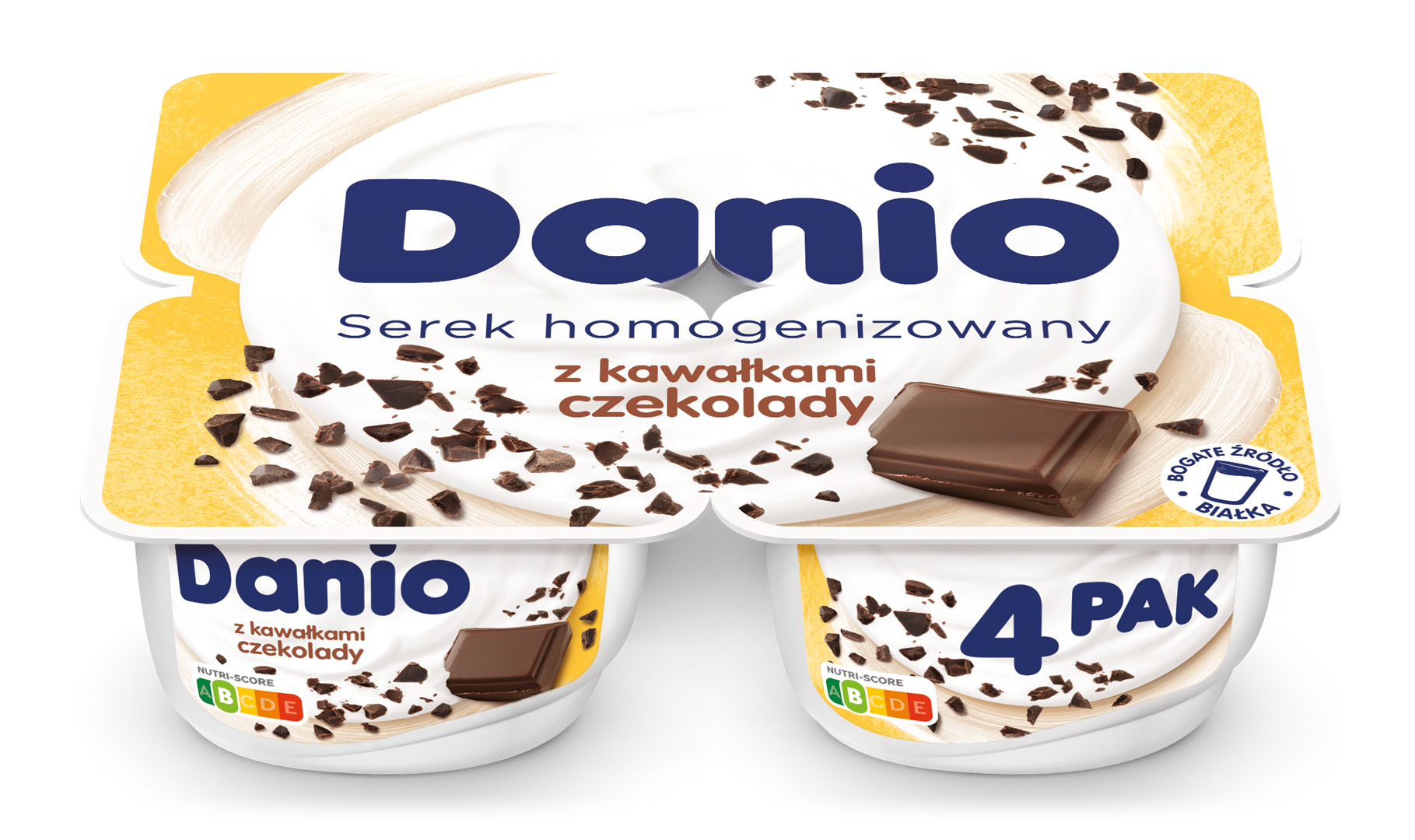 DANONE DANIO 4x130g CZTEROPACK CZEKOLADA (4)