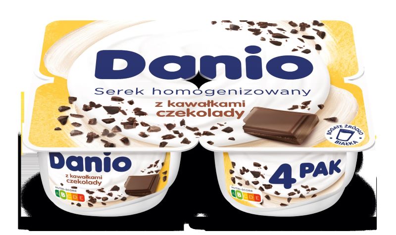 DANONE DANIO 4x130g CZTEROPACK CZEKOLADA (4)