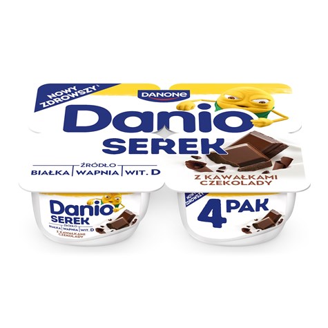 DANONE DANIO 4x130g CZTEROPACK CZEKOLADA (4)