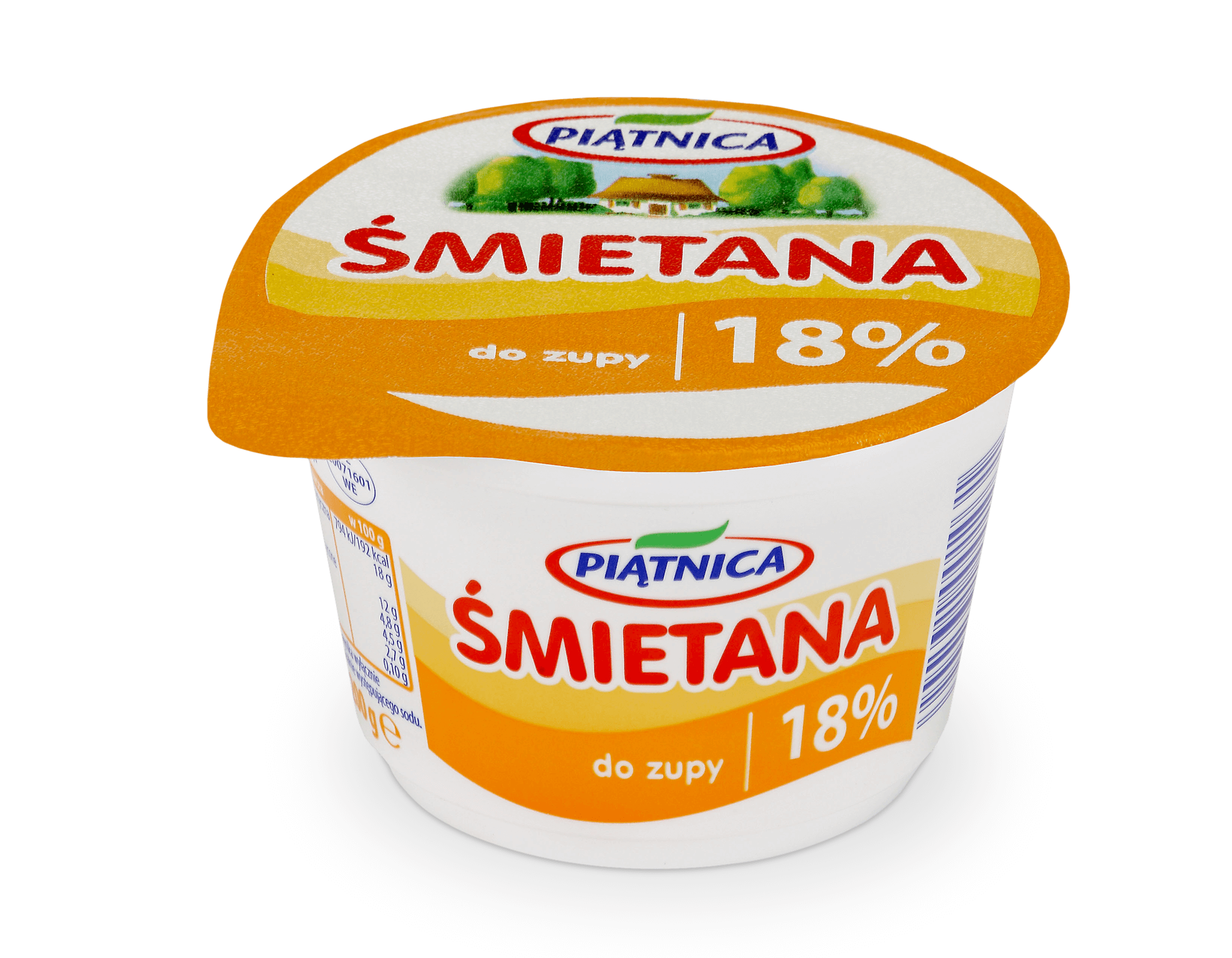 PIĄTNICA ŚMIETANA 200g 18% (12)