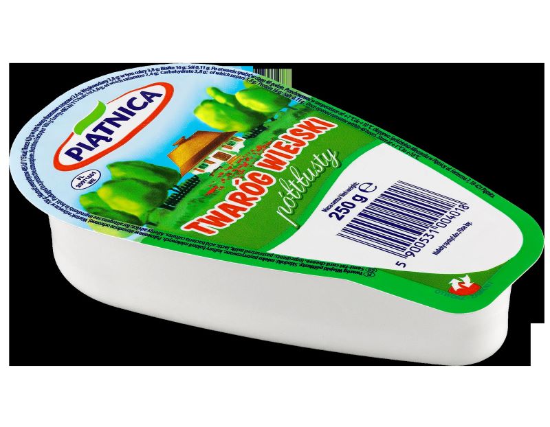 PIĄTNICA TWARÓG KLINEK PÓŁTŁUSTY 250g/6