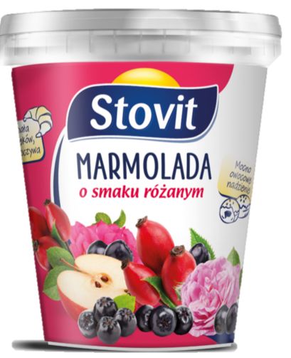 STOVIT MARMOLADA RÓŻANA 600g/8