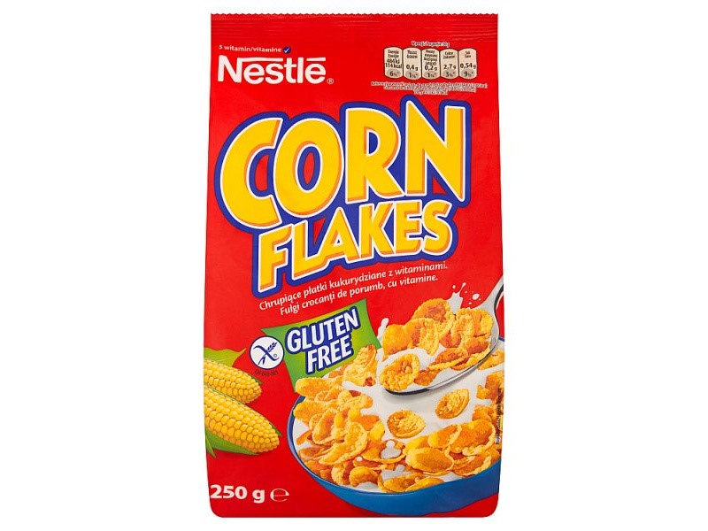 NESTLE PŁATKI CORN FLAKES BEZGLUTENOWE 250g/10