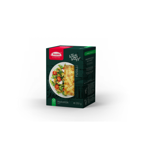INCOLA MAKARON BEZGLUT FUSILLI 250g/10 świderki