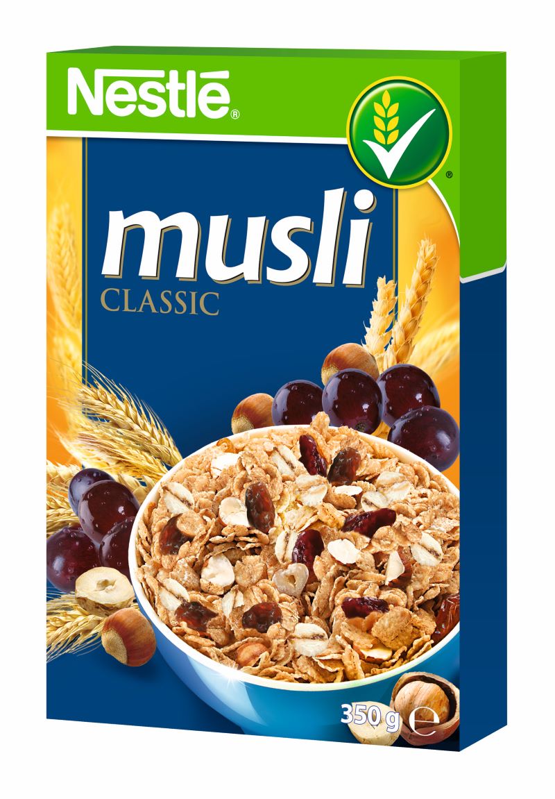 NESTLE PŁATKI MUSLI TRADYCYJNE 350g/16