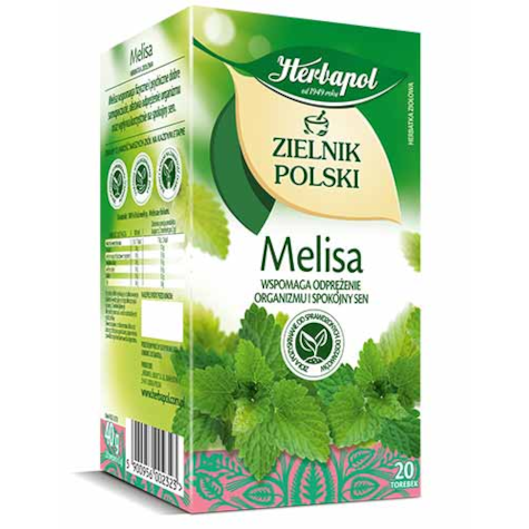 HERBAPOL HERBATA ZIELNIK POL MELISA 2gx20t 40g/12