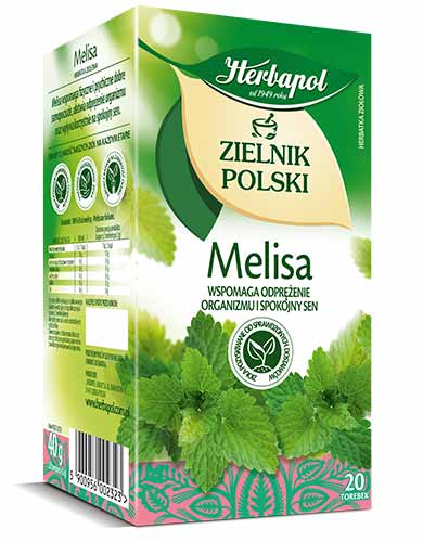 HERBAPOL HERBATA ZIELNIK POL MELISA 2gx20t 40g/12
