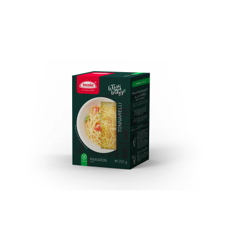 INCOLA MAKARON BEZGLUT TONARELLI 250g/10 nitki