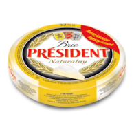 PRESIDENT BRIE KRĄG NATURALNY ok 1kg