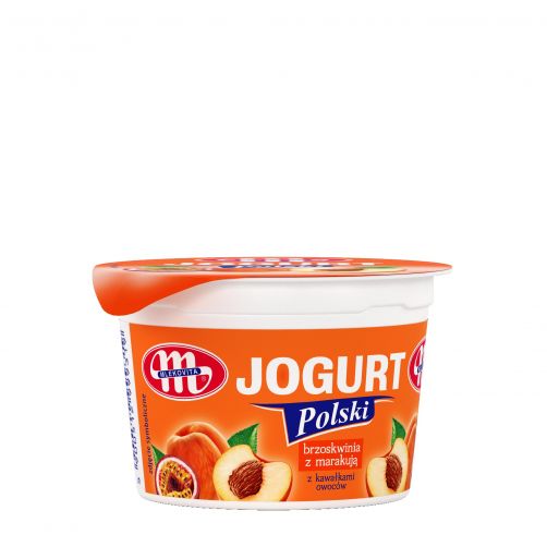MLEKOVITA JOGURT POLSKI BRZOSKWI-MARACUJA 100g/20
