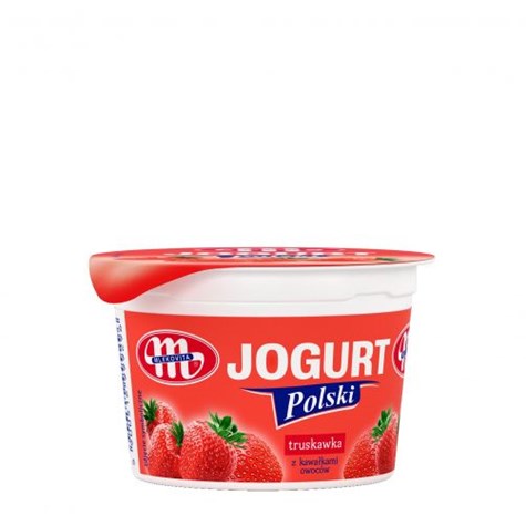 MLEKOVITA JOGURT POLSKI TRUSKAWKA 100g/20