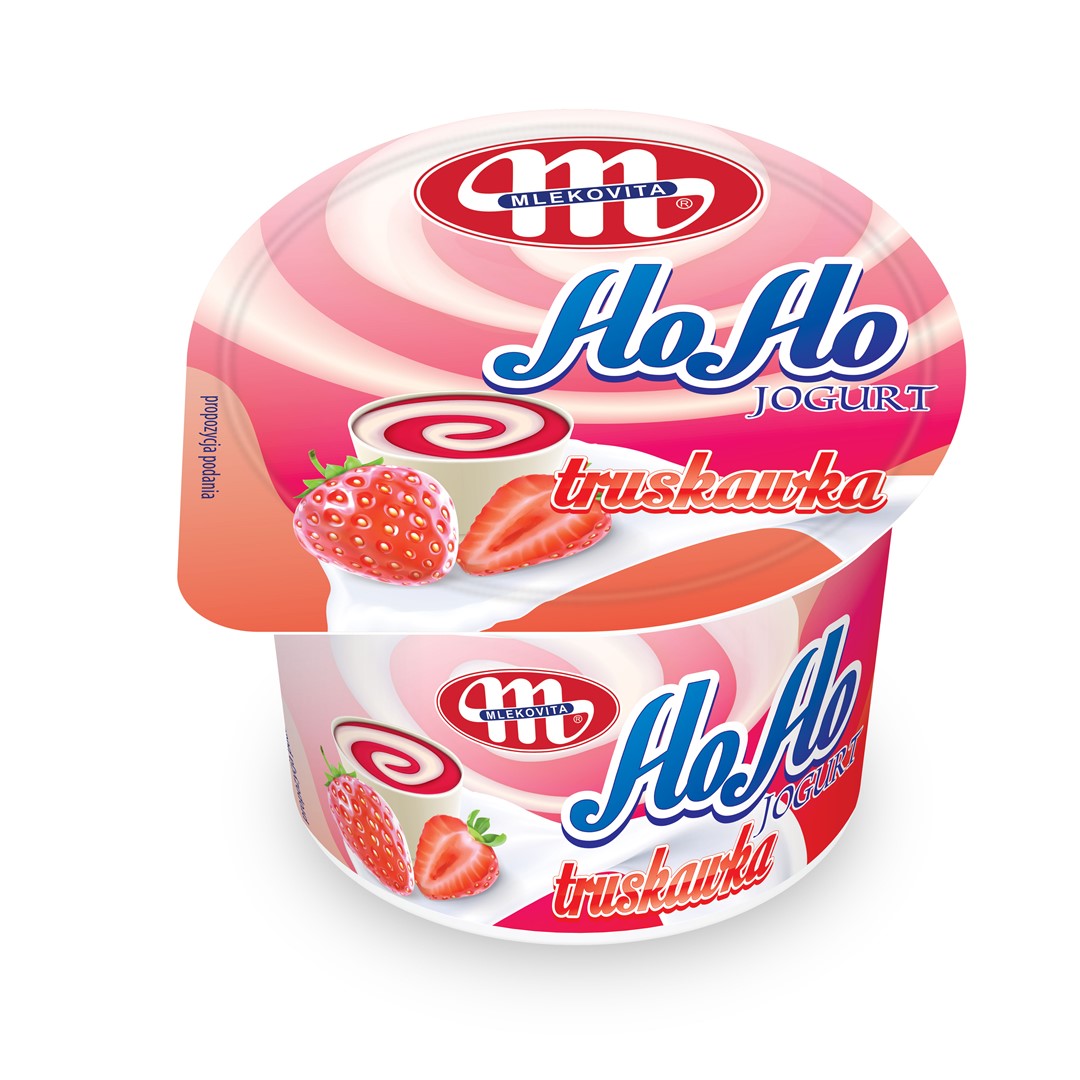 MLEKOVITA JOGURT HOHO TRUSKAWKA 100g/20