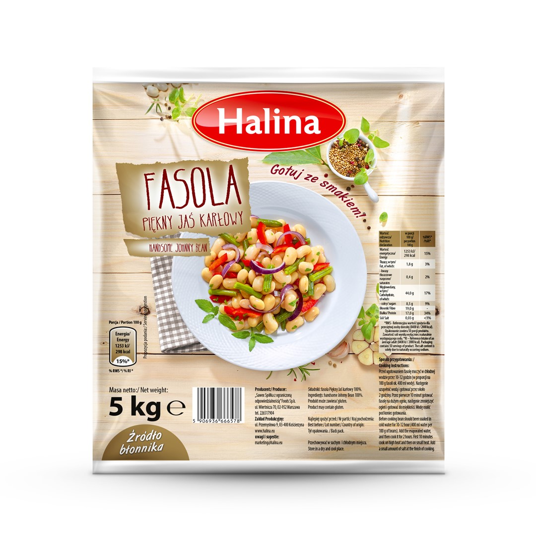 HALINA FASOLA JAŚ KARŁOWY 5kg