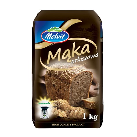 MELVIT MĄKA ORKISZOWA 1kg/10