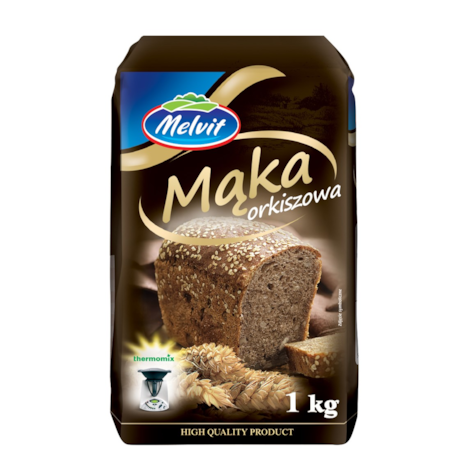 MELVIT MĄKA ORKISZOWA 1kg/10