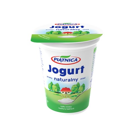 PIĄTNICA JOGURT NATURALNY 2% 330g/12