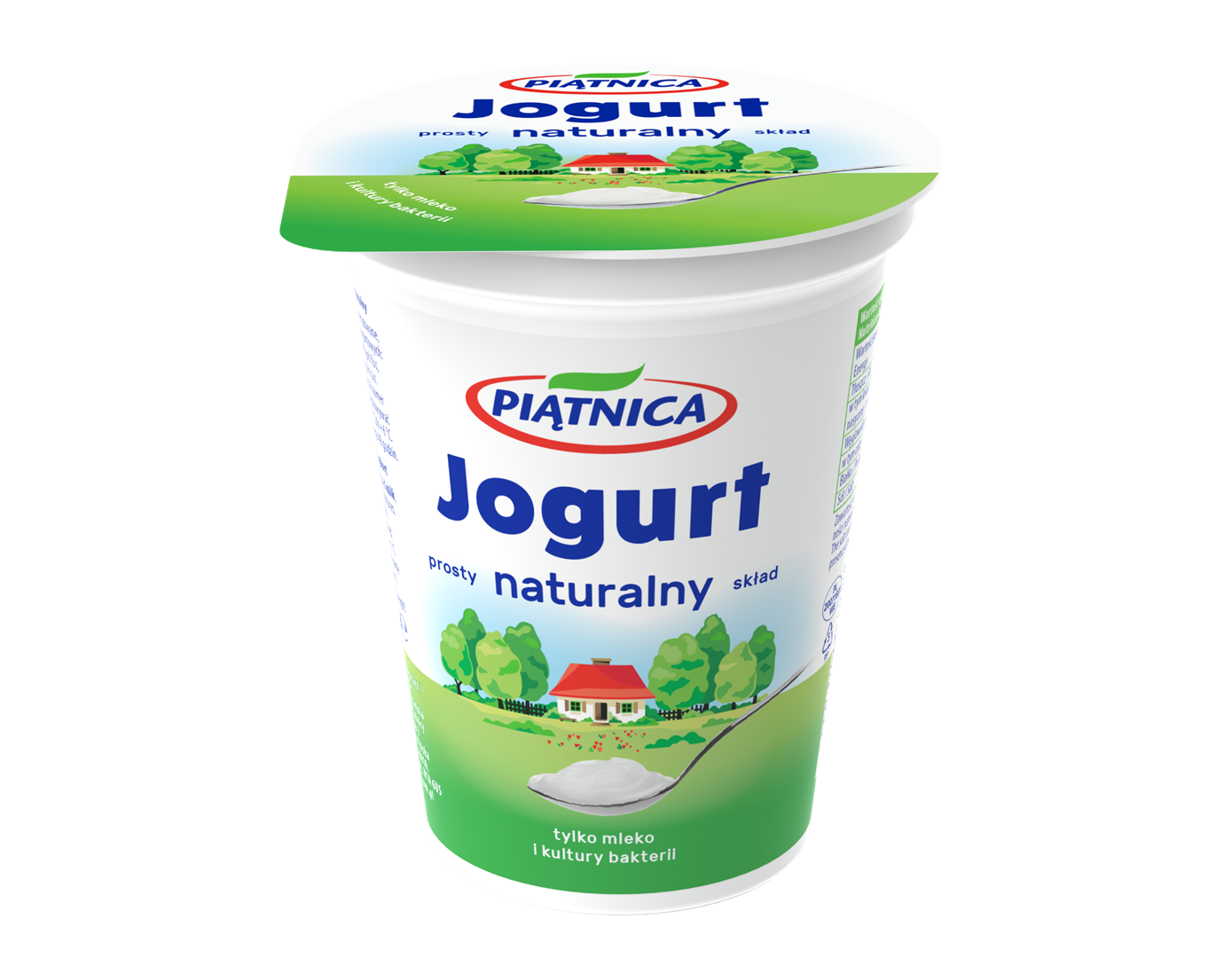 PIĄTNICA JOGURT NATURALNY 2% 330g/12