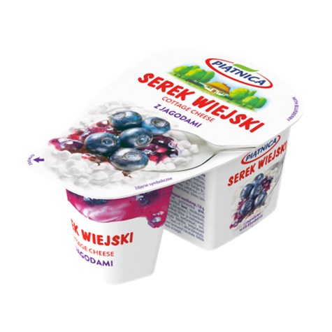 PIĄTNICA SEREK WIEJSKI OW JAGODA 150g/9