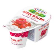 PIĄTNICA SEREK WIEJSKI OW MALINA-ŻURAWINA 150g/9