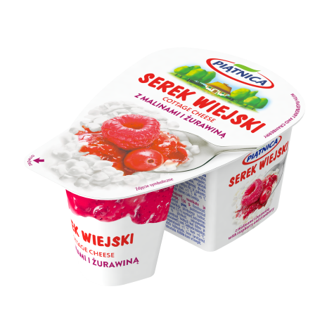 PIĄTNICA SEREK WIEJSKI OW MALINA-ŻURAWINA 150g/9