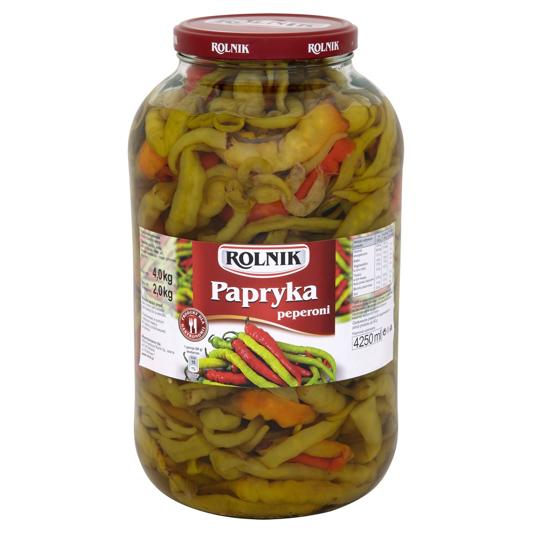 ROLNIK PAPRYKA PEPERONI 4250g/2000g słój