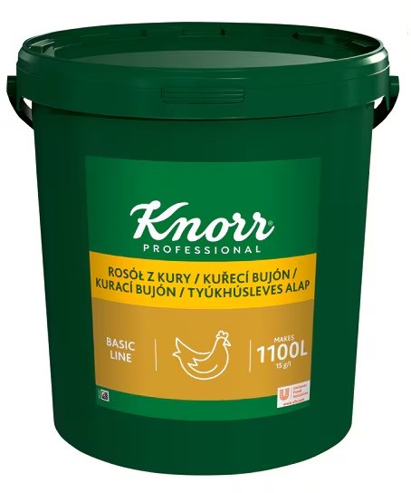 KNORR ROSÓŁ Z KURY 1-2-3 16,5kg baza