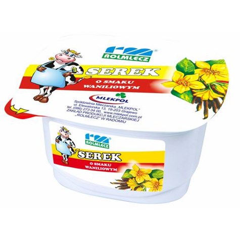ROLMLECZ SEREK HOMO WANILIOWY 200g/12