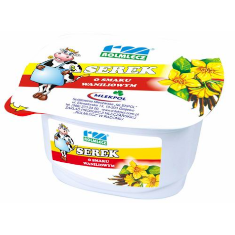 ROLMLECZ SEREK HOMO WANILIOWY 200g/12