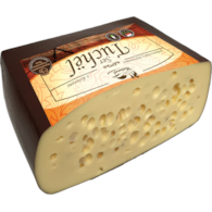 SER TUCHEL Z DZIURAMI ok. 4kg NATURAL połówka