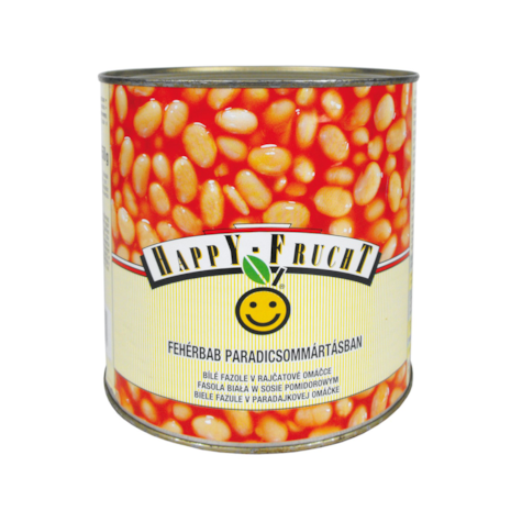 HAPPY FRUCHT FASOLA BIAŁA W SOSIE POMIDOR 2620g/6