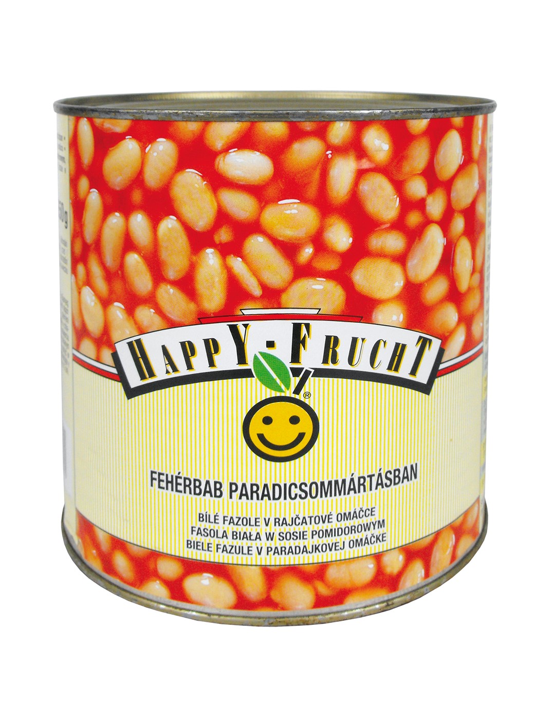 HAPPY FRUCHT FASOLA BIAŁA W SOSIE POMIDOR 2620g/6