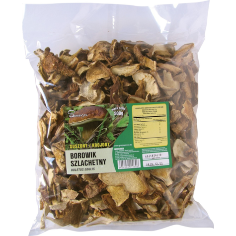 SEWERYN GRZYBY SUSZONE KROJONE BOROWIK 500g/10