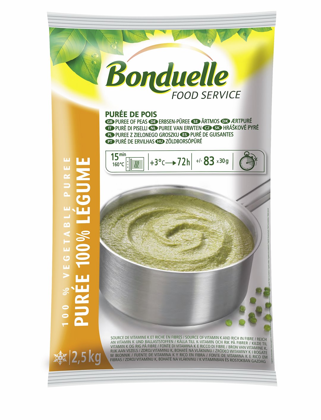 BOND PUREE Z ZIELONEGO GROSZKU 100% 2,5kg/4