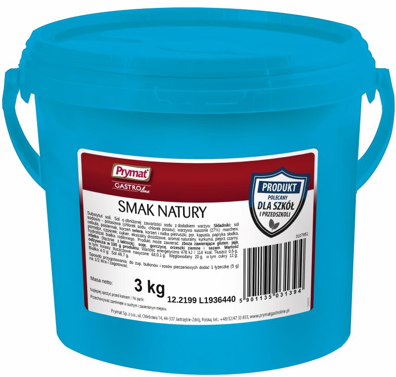 PRYMAT KUCHAREK SMAK NATURY 3kg wiaderko