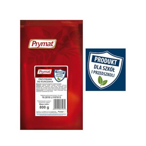 PRYMAT PRZYPRAWA DO KURCZAKA LINIA SZKOLNA 800g/10