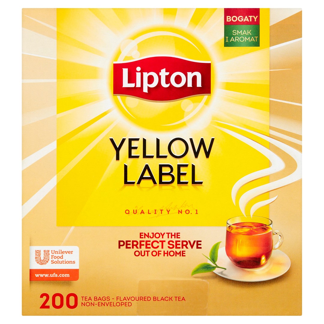 LIPTON HERBATA YELLOW LABEL 200szt./1 torebka