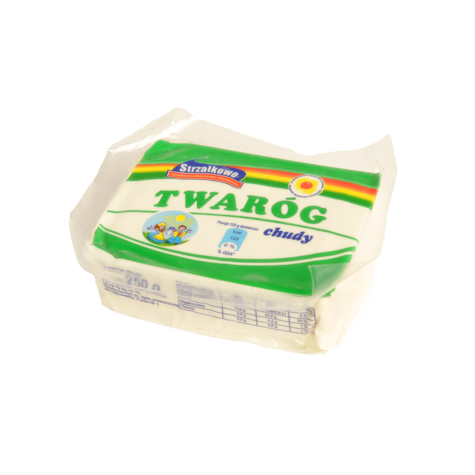 STRZAŁKOWO TWARÓG CHUDY próżnia 250g/40