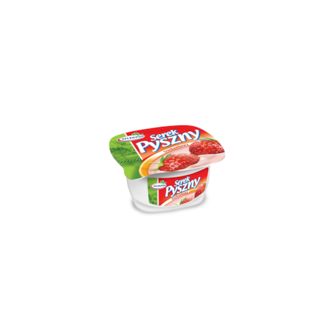 MLEKPOL SEREK HOMO PYSZNY TRUSKAWKA 140g/12