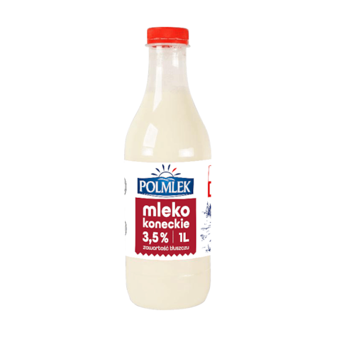 POLMLEK MLEKO KONECKIE 1L 3,5% (6) butelka
