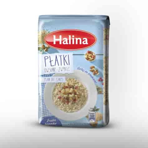 HALINA PŁATKI OWSIANE ZWYKŁE 0,4kg/10